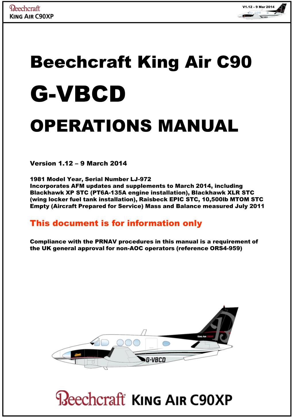Beechcraft King Air B250 Flight Manual